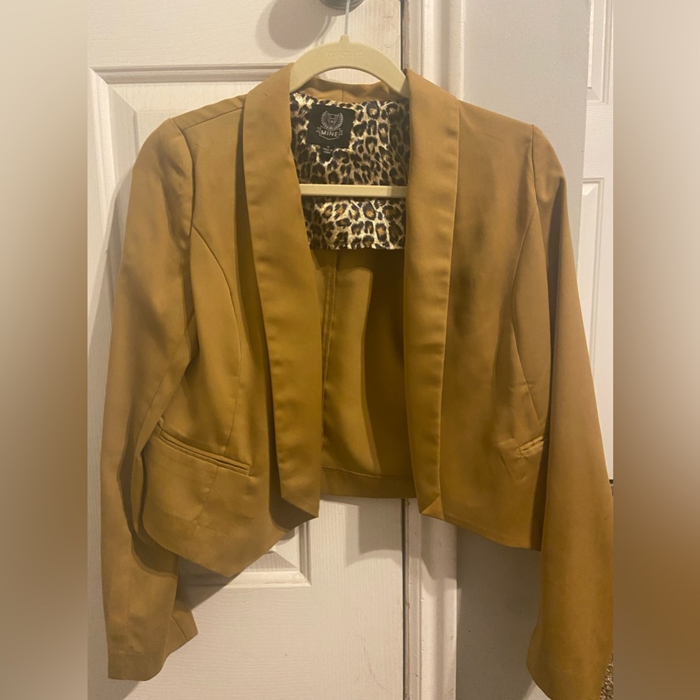 Blazer. In small. Brand name Mine.